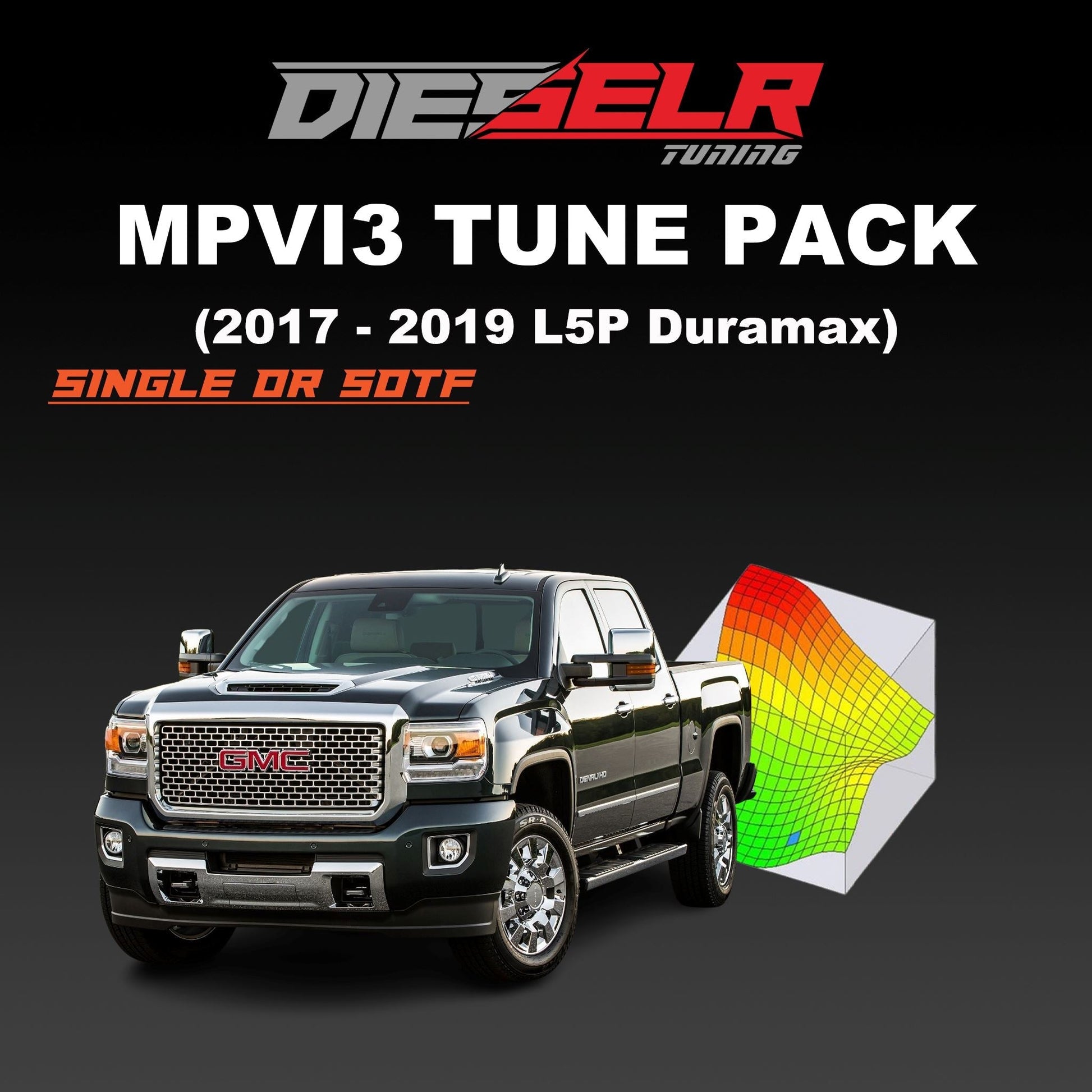 DIESELR MPVI3 Tune Files (2017-2019 Duramax L5P 6.6L) Tune Files DIESELR Tuning 