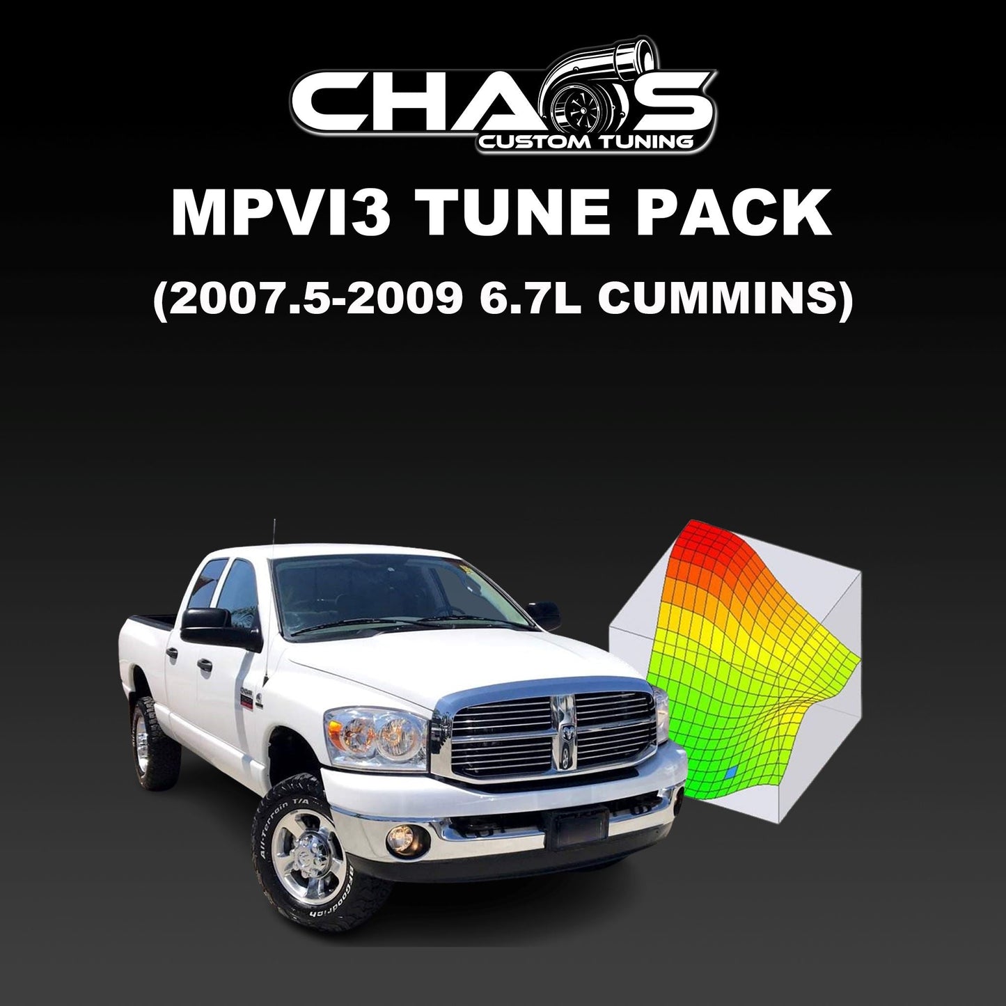 Chaos Custom Tuning MPVI3 Tune Files (2007.5-2009 Cummins 6.7L) Tune Files Chaos Custom Tuning 