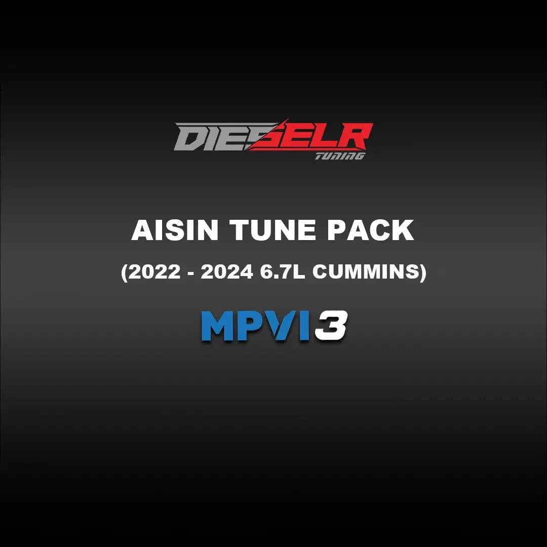 DIESELR MPVI3 Transmission Tune File (2022-2024 Cummins 6.7L *AISIN ONLY*) Beta TCM Tune File DIESELR Tuning