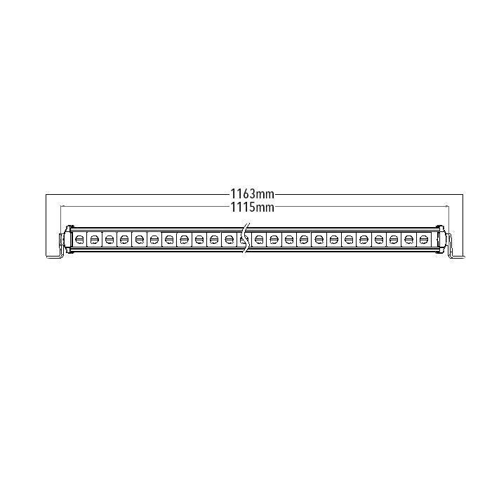 43.5" Single Row Curved LED Light Bar - SRX43.5 10-10021