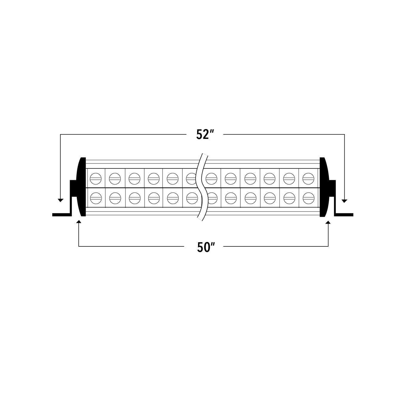 Hi-Lux 2.0 - Dual Row 50" Light Bar 10-10155