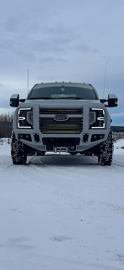 GRIDIRON 2017-2022 Ford F250-F550 Full Tube Winch Front Bumper