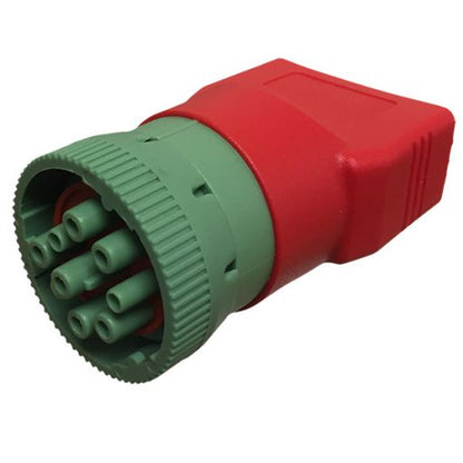 EFILive Green J1939 Male to OBDII Female Adapter (2017+)