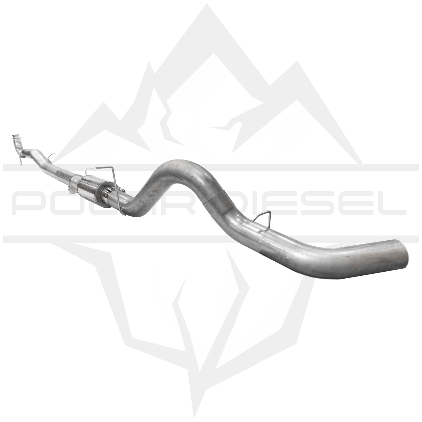 2017-2023 Duramax 6.6L 5" Polar Exhaust With Muffler