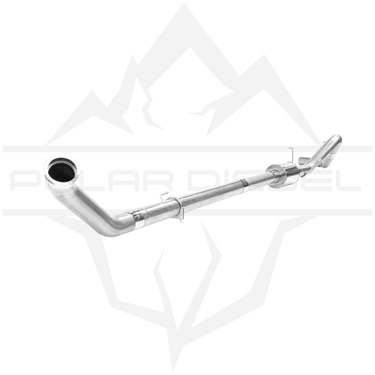 2003-2007 Cummins 5.9L 4" Polar Exhaust With Muffler