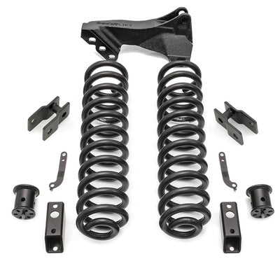2020-2022 Ford F250/F350/F450 Diesel  4WD 2.5'' Coil Spring Front Lift Kit with Front and Rear Shock Extensions and Front Track Bar Bracket