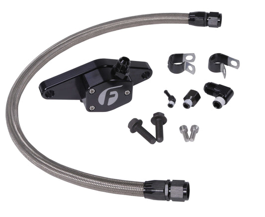 Fleece Cummins Coolant Bypass Kit 12V (1994-1998) w/ Stainless Steel Braided Line