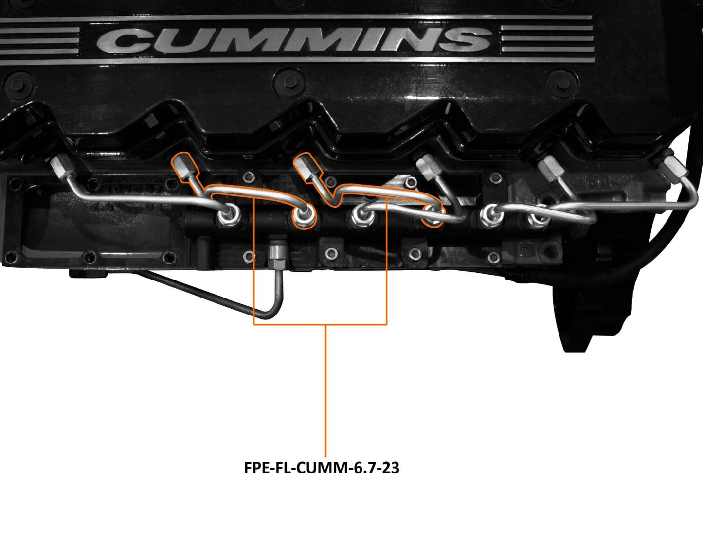 Fleece 07.5'-18' 6.7L Dodge Cummins #2 and #3 Injection Line