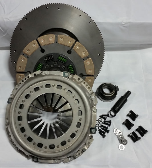 Valair Single Disc 13"x1.25" Upgrade Clutch 1993-2003 Dodge NV4500 & Getrag 5 Speed 12.25" To 13" Performance Replacement Ceramic Buttons