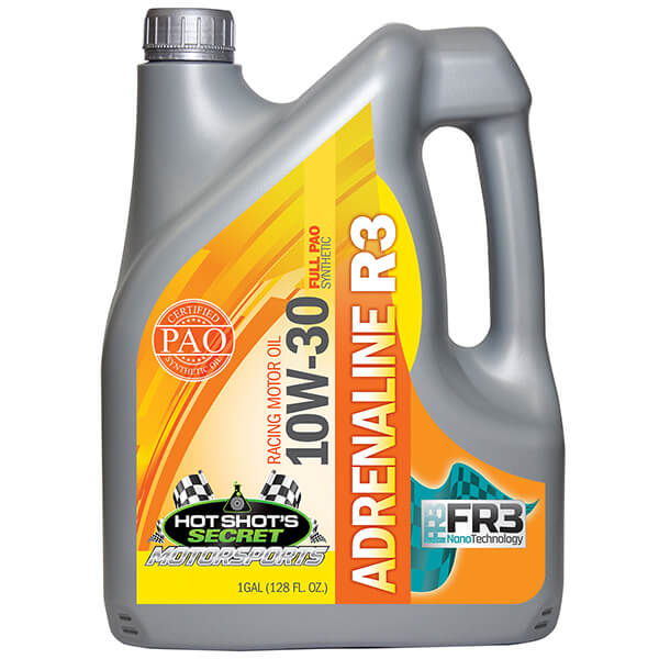 HSS 10W30 1 Gallon ADRENALINE R-Series Racing Oil R301G