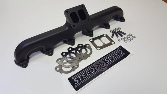 Steed Speed T3 24V Angled Turbo Flange With Waste Gate